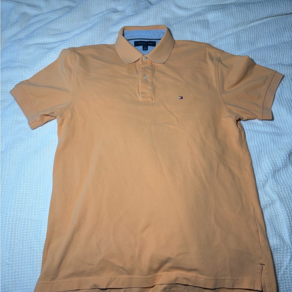 Tommy Hilfiger Men's Peach Polo Shirt